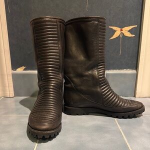 Women’s Black Leather Boots